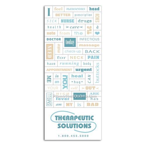 55 Magnetic words w/Business Card Magnet-8 1/4" x 3 1/2"