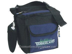 6-pack cooler bag with Cell phone holder - 600D polyester