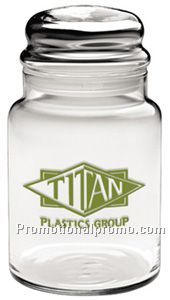 Apothecary Jar w/Dome Lid - 26 oz.