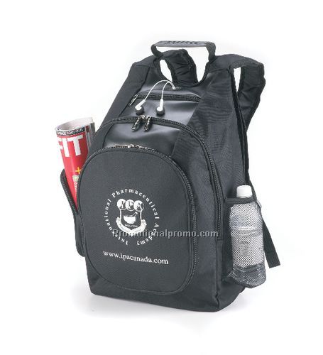 Backpack with Media Pouch - Unprinted