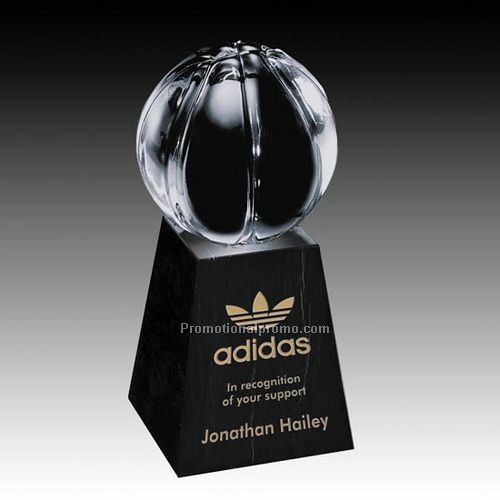 Ball on Tall Marble - Basketball