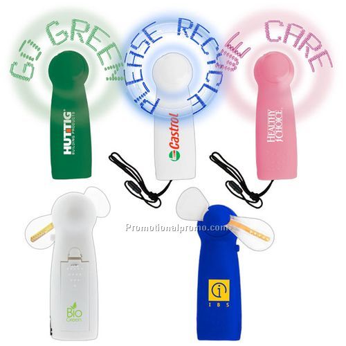 BioGreen Custom Light Up Mini Fan