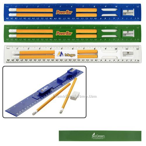 BioGreen Pencil & Ruler Set