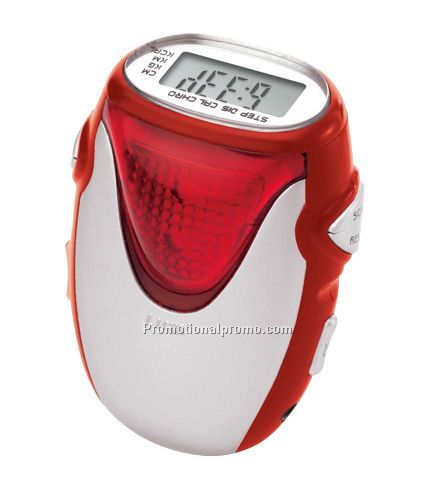 Blinking Light Pedometer/Radio