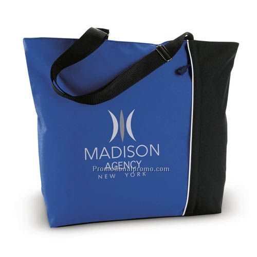 CHANNEL TOTE - EMBROIDERED