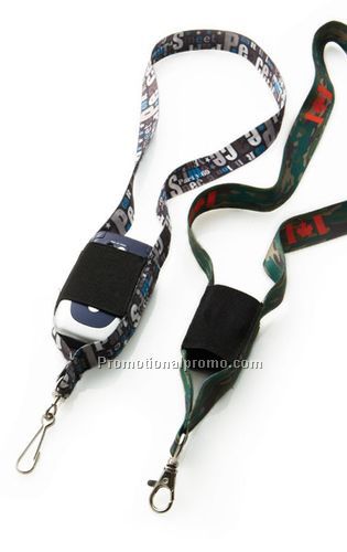 Cell phone lanyards- 1" Digital web woven