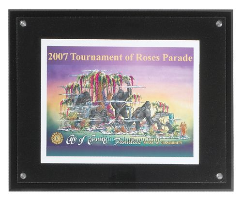 Certificate Holder Clear on Black