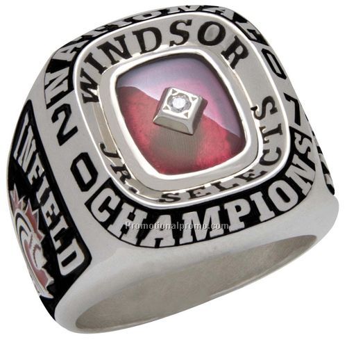 Champion Jumbo Top with multiple stone settings jewelry