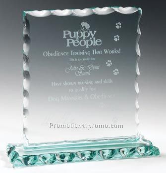 Chipped Edge Glass - 8.5