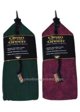 Clean To The Green Golf Towel 38432Burgundy