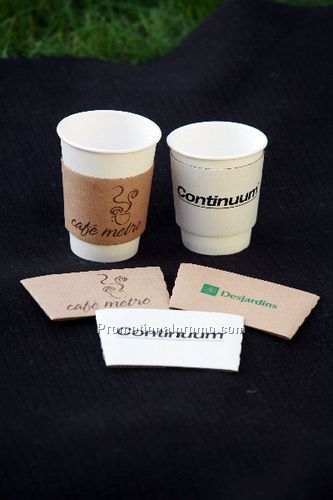 Coffee Sleeve white- Printed Prices