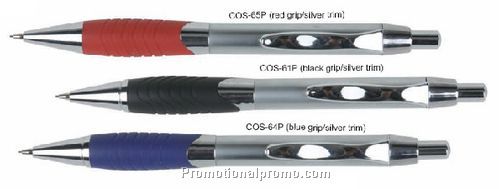 Cosmo Pencil - Blue Grip/Silver Trim