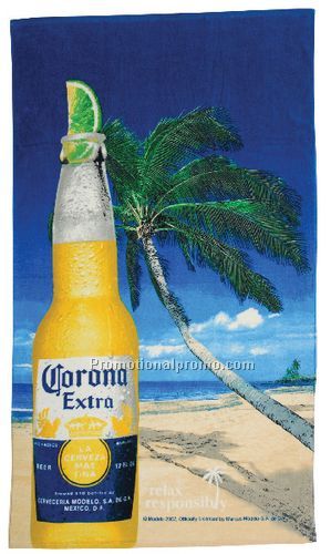 Custom Fiber Reactive Beach Towel
