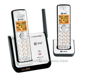 DECT 6.0 Digital Dual Handset Cordless Phone