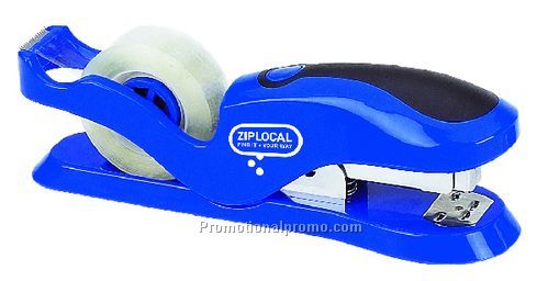 DUAL TAPE & STAPLER DISPENSER