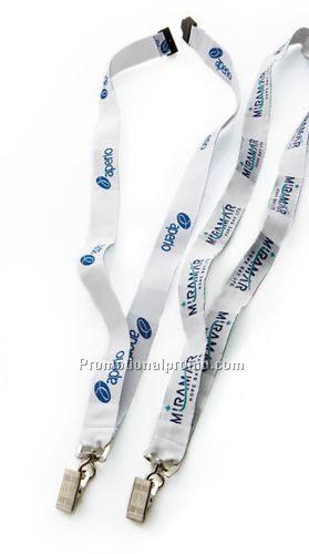 Double woven lanyards - 1''