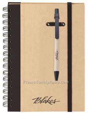 ECO Spiral Hard Cover Journal Combo