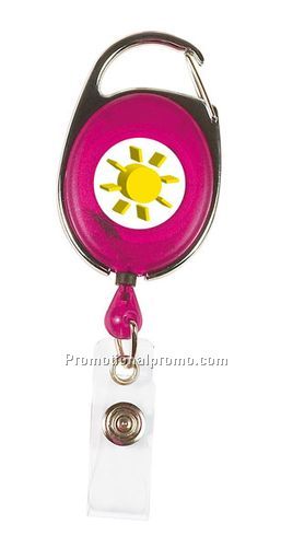 Executive retractable badge reels - Label