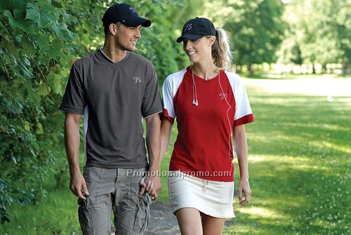 FERST-DRY39200TITAN POLYWAFFLE TEXTURE SPORT SHIRT - WOMEN