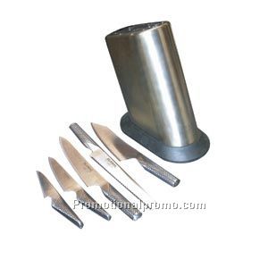 Global Knives - 6 Piece Knife Block Set