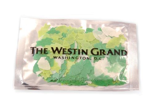 Green/Peppermint ScentBath Confetti Packette