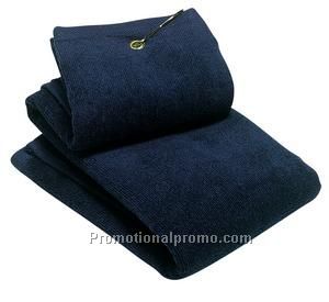 Grommeted Tri-Fold Golf Towel