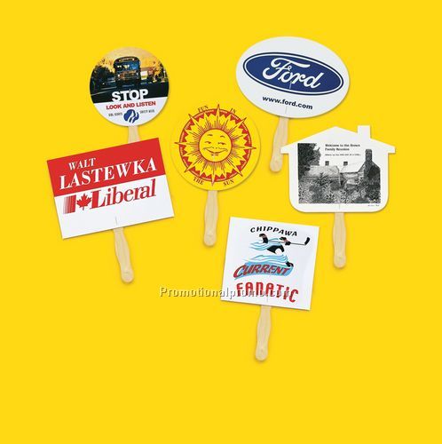 HAND FAN OVAL 5 1/2 X 8