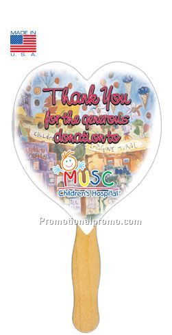 Heart Sandwiched Fan