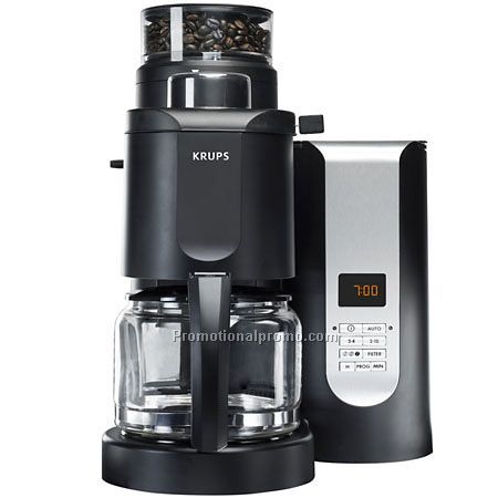 Krups 10 Cup Coffee Maker with Built-in Grinder