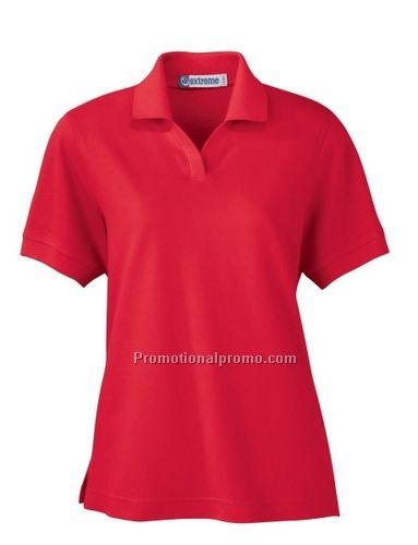 LADIES3740860/40 COTTON POLY PIQUE POLO