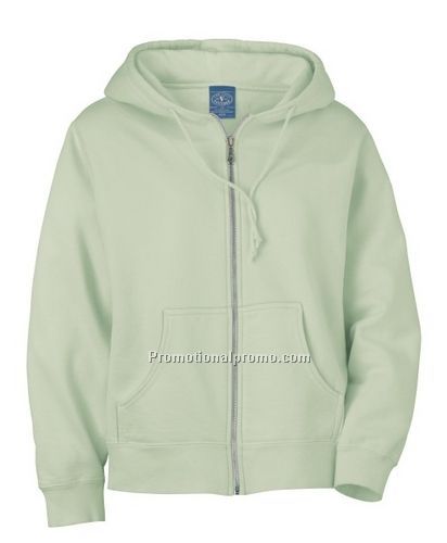 LADIES37408VINTAGE HOODED ZIP JACKET