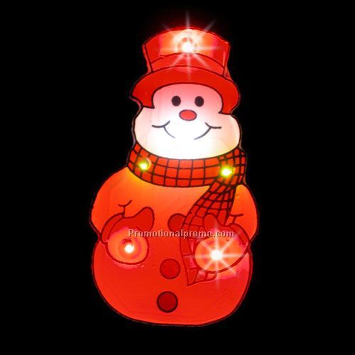 LED Light-Up Magnet - Snowman