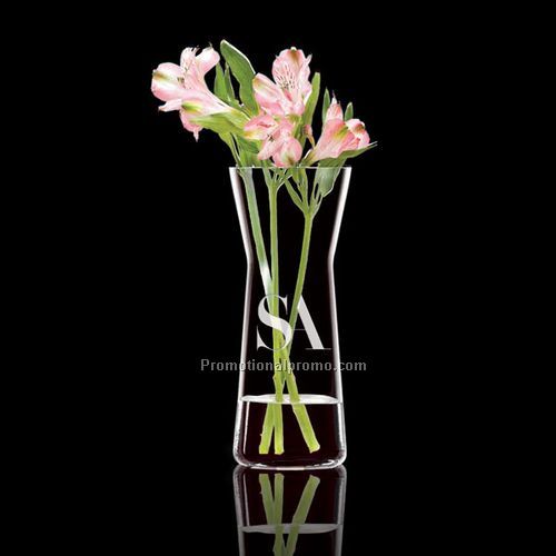 M&J Hour Glass Vase 10.4"H