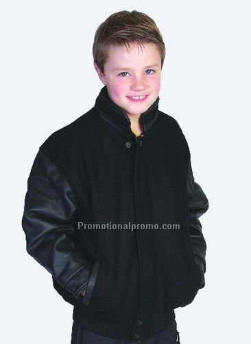 MELTON & LEATHER JACKET - Youth