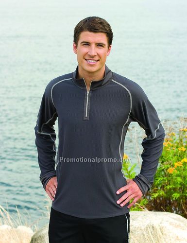 MEN37459 PANTHER TECHNICAL 4-WAY STRETCH 1/4 ZIP
