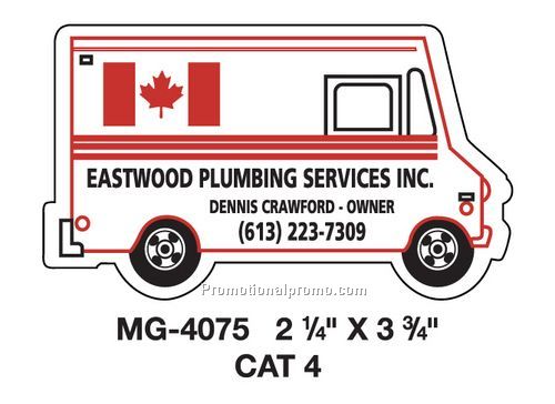 Magnet Stock Shape Van