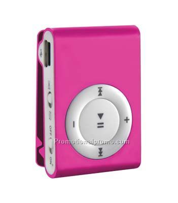 Micro-Clip MP3 Player-1GB - Pink