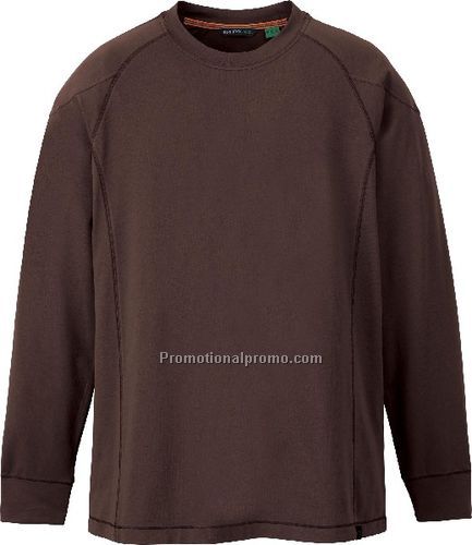 NEW MEN37459 ORGANIC COTTON/SPANDEX JERSEY LONG SLEEVE CREW