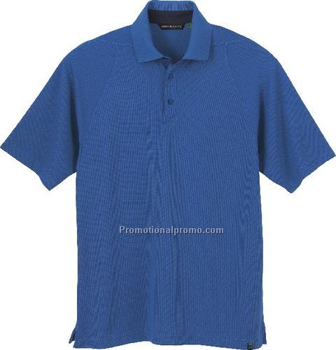 NEW MEN37459 RECYCLED POLYESTER PERFORMANCE WAFFLE POLO
