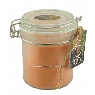 Orange Vanilla/Orange Clearly Soy Candle