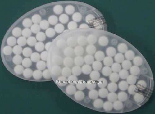 Oval Shape Mint Card