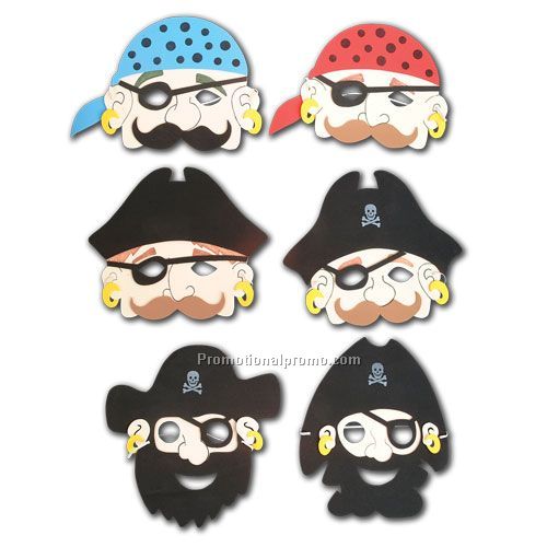 Pirate Foam Masks