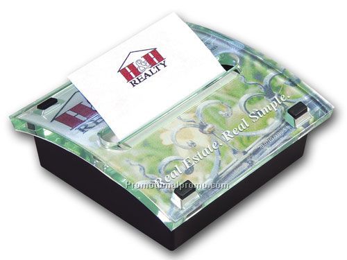 Pop-Up Note Desktop Dispenser - 1 Laser Engraving