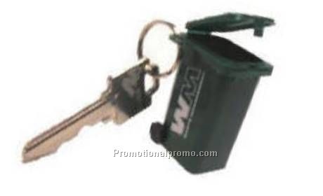 RECYCLE Roll out cart key tag 1-3/4"h x 7/8" x 1"