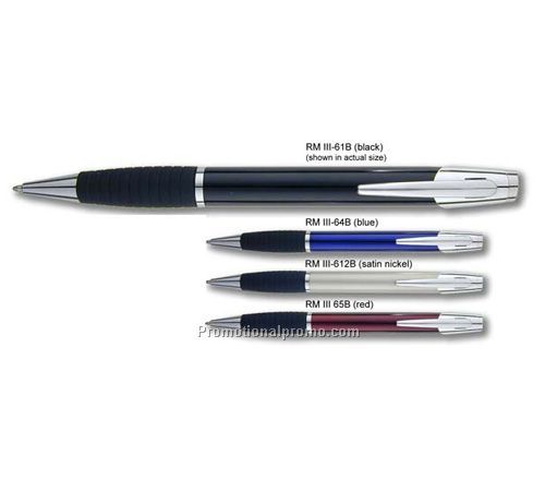 RM III Pen - Black/Silver Trim