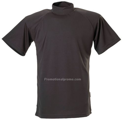 Raglan Short Sleeve Mock