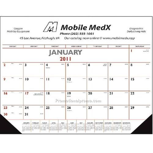 Red & Black with vinyl corners