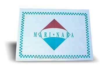Restaurant Placemats - White Paper Stock - 4 Colour