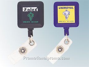 Retractable badge holder - direct imprint