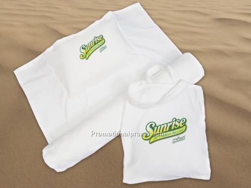 Riviera Lounge Towel Tote with Pillow